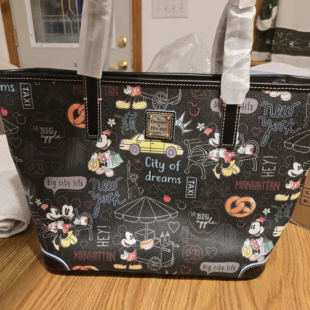 Dooney & Bourke Mickey Mouse New York Shoulder Bag - Picture 2 of 4
